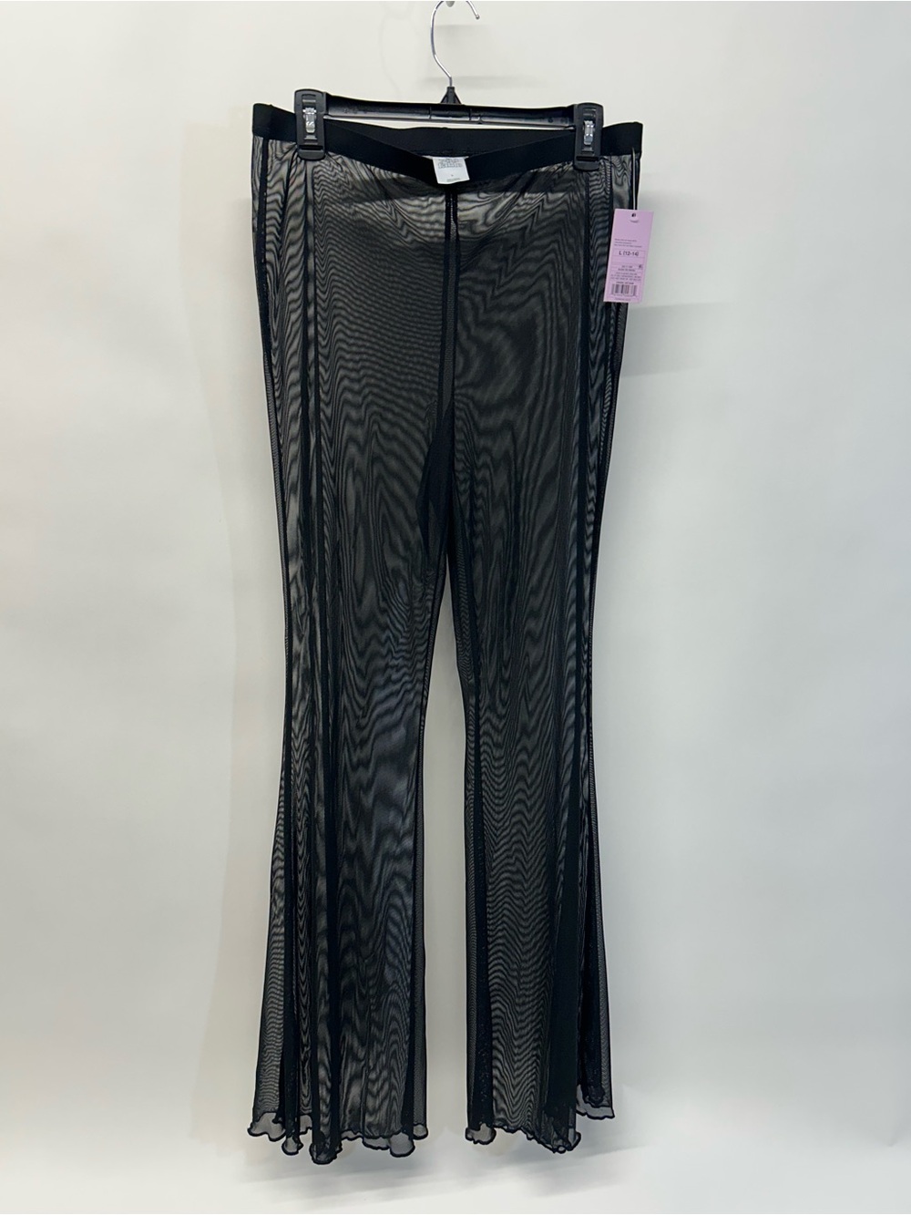 NWT wild fable Black Sheer Mesh Pants size L (12-14)